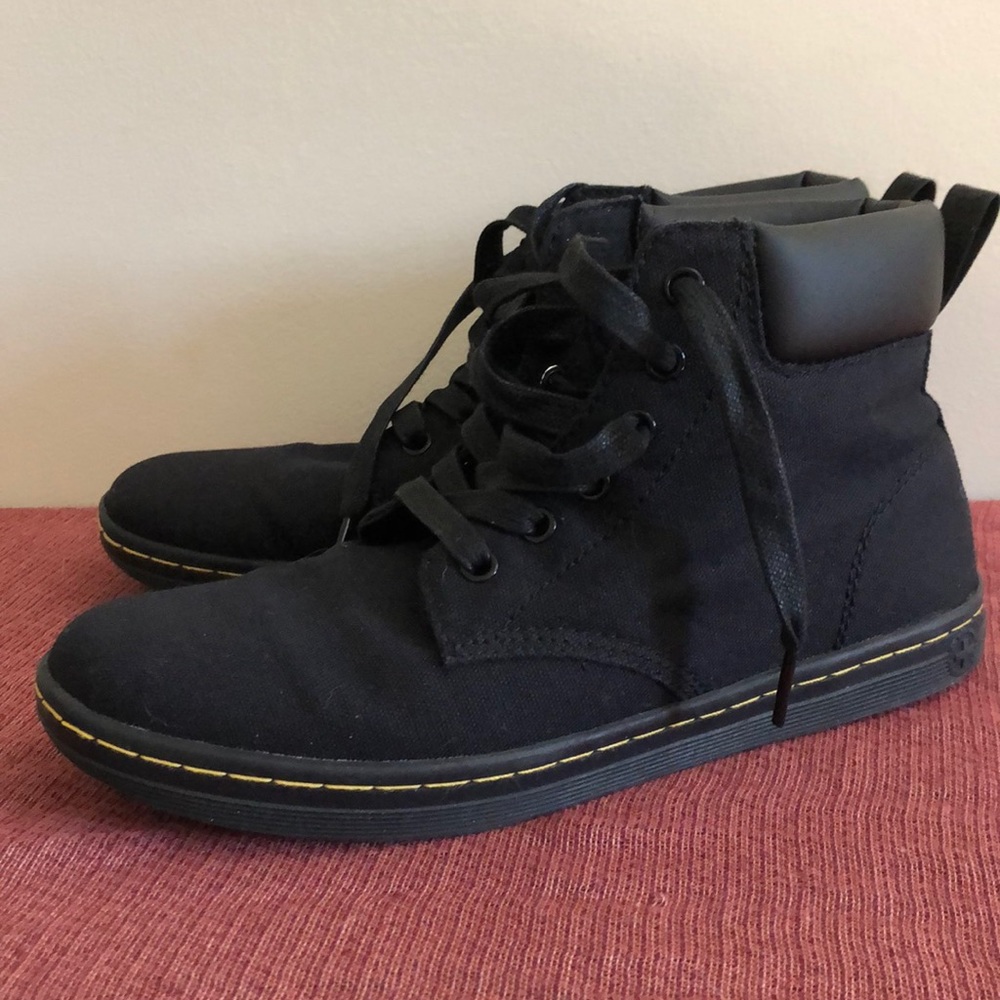 Dr. Marten canvas boots